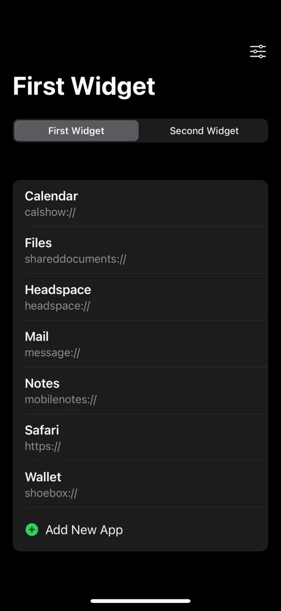 Adding an app in Smile, with the usage limit and launch control options